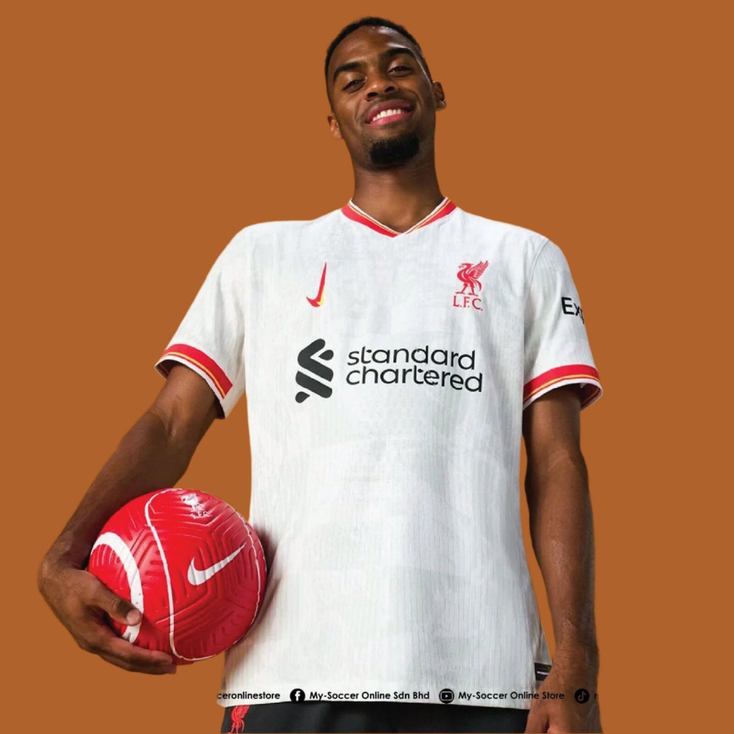 100% ORIGINAL Nike Liverpool F.C 3rd 2024-25 Stadium Jersey Model