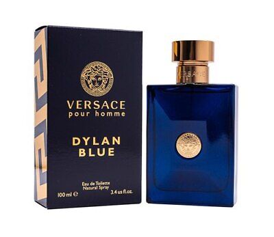 Versace Pour Homme Dylan Blue by Versace 3.4 oz EDT Cologne for Men New In Box sammyskshop