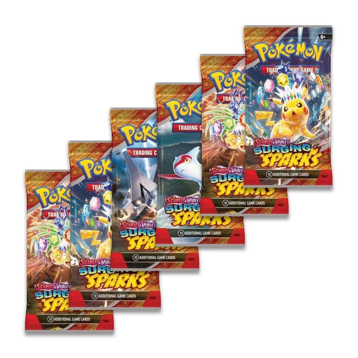 Pokemon TCG: Scarlet and Violet Surging Sparks x1 Booster Pack Sealed https://sammyskfootball.com
