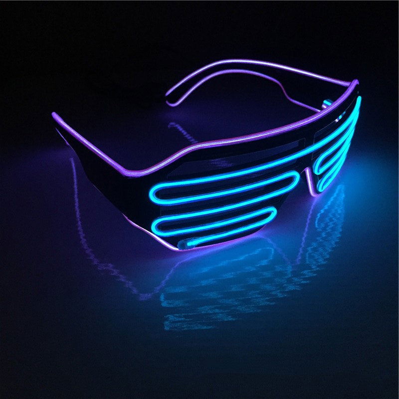 LED bi-color luminous blinds decorative glasses Best Buy Amazon Price - https://sammyskfootball.com