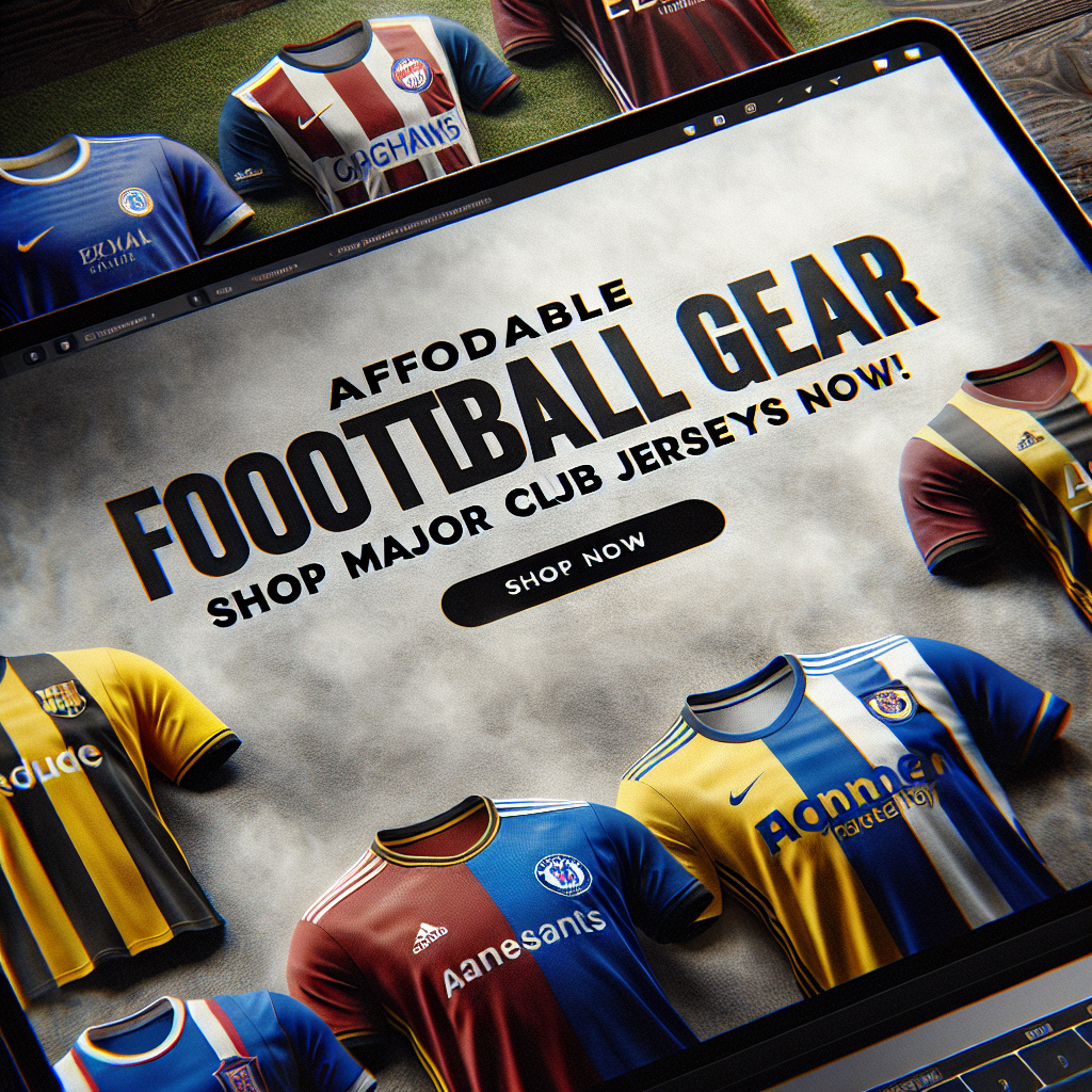 Affordable Football Gear: Shop Major Club Jerseys Now!