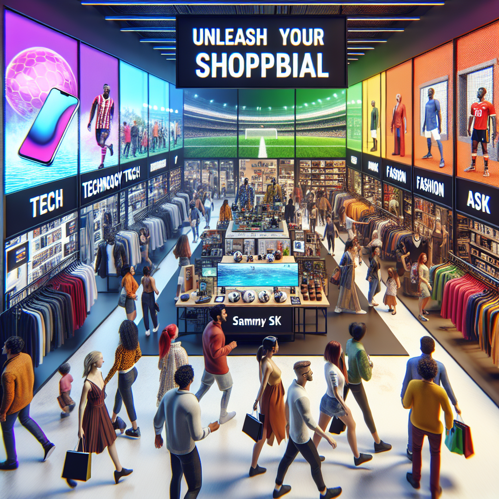 Unleash Your Shopping Potential: Explore the Hottest Trends in Tech, Fashion, and Football at Sammy SK Football!