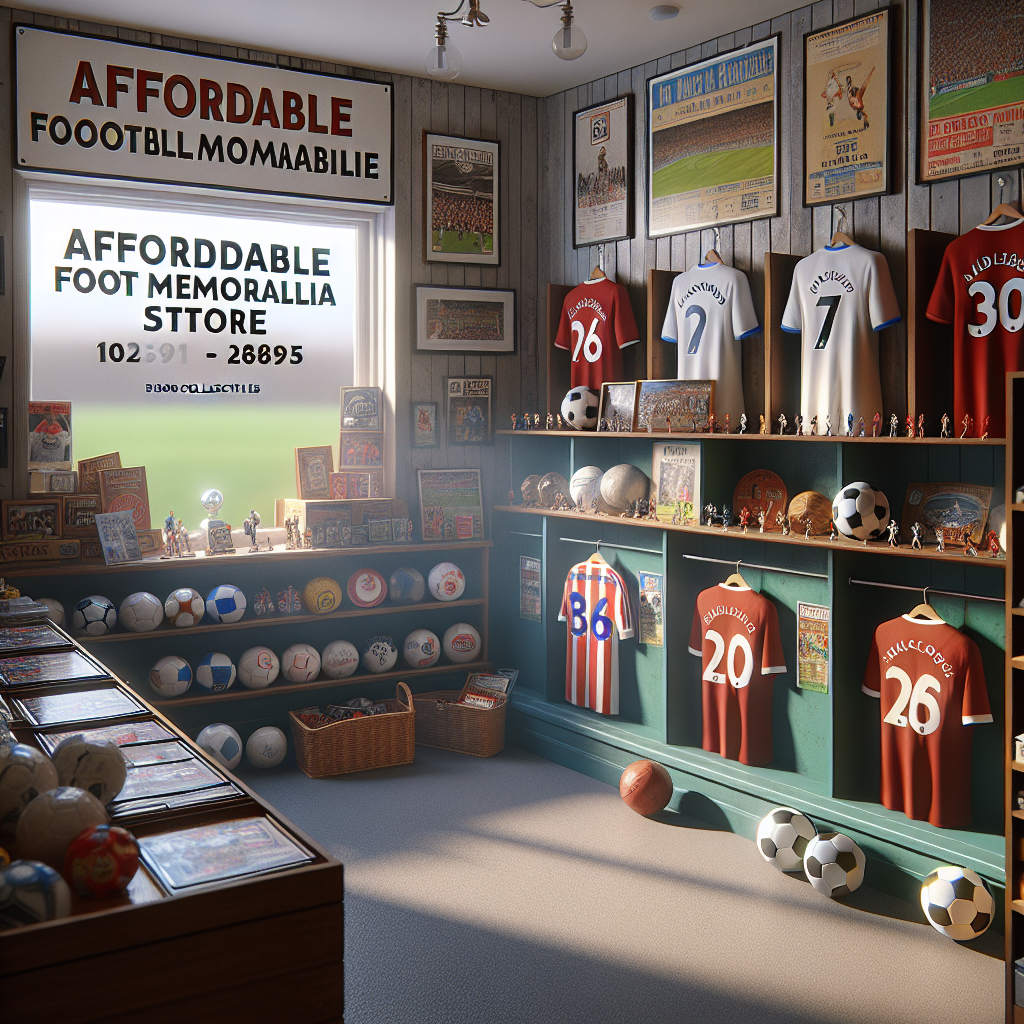 Affordable Football Memorabilia: Shop Top Club Collectibles!