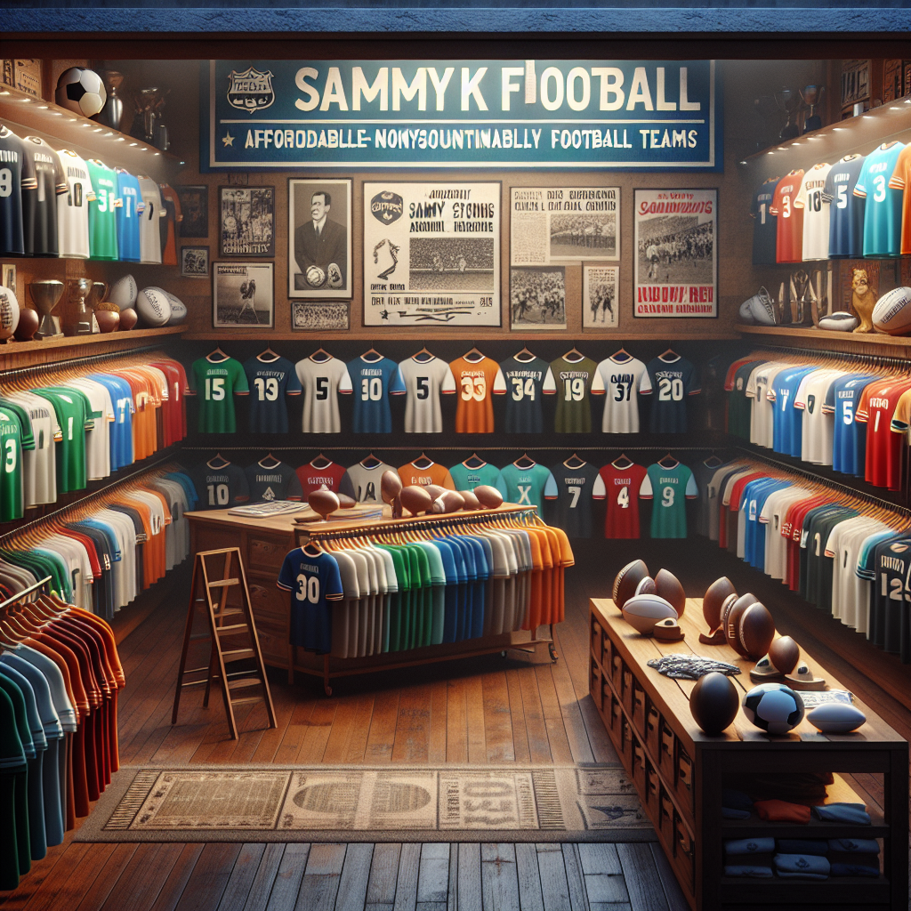 Score Big with Sammyskfootball: Your Go-To Store for Affordable Jerseys and Iconic Football Memorabilia