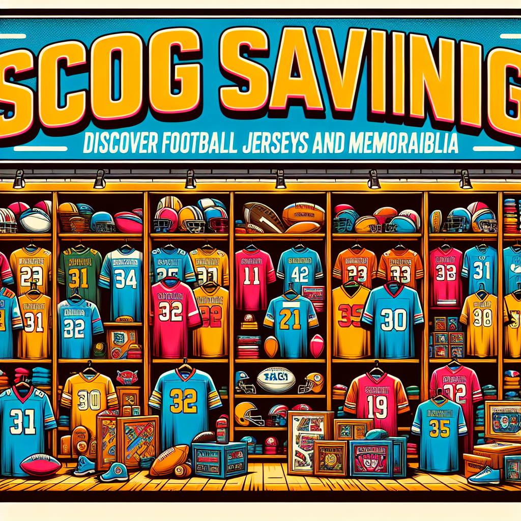 Score Big Savings: Discover Authentic Football Jerseys and Memorabilia at Sammyskfootball.com