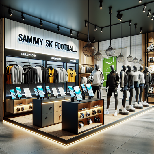 Shop Trendy Tech & Stylish Apparel at Sammy SK Football! - https://sammyskfootball.com