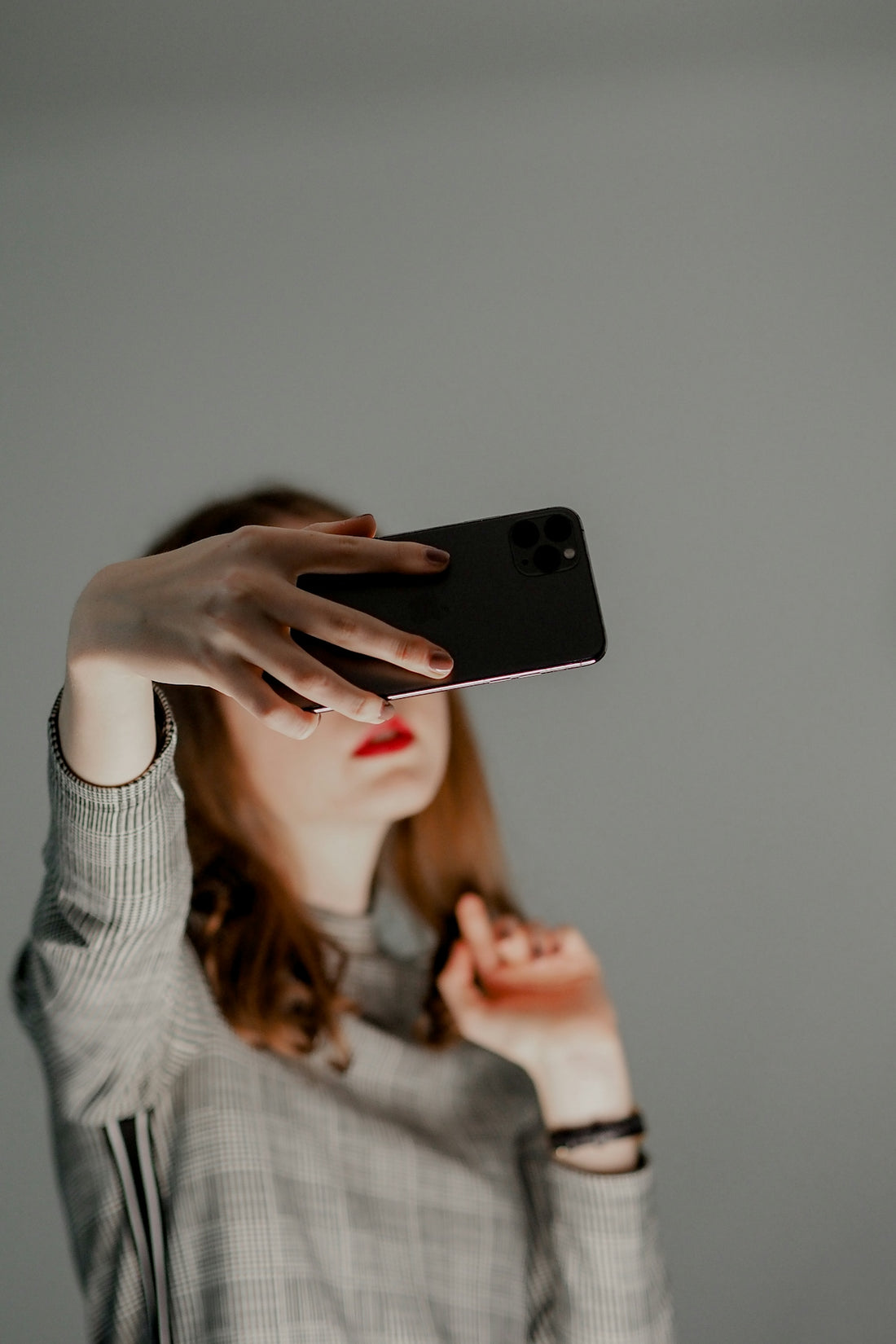 a person holding a phone