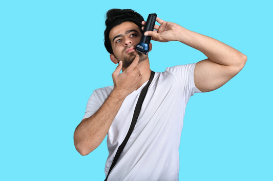 a person holding a gun