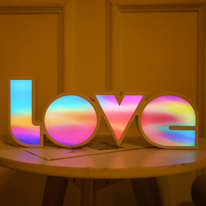 Valentine's Day Decor: LED LOVE Light | Unique Gift for Girlfriend, Birthday & Wedding Celebrations 2025