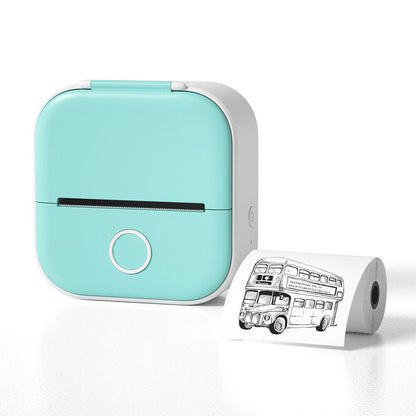 Portable Mini Thermal Label Printer Bluetooth Wireless Compatible Mini Label Printer