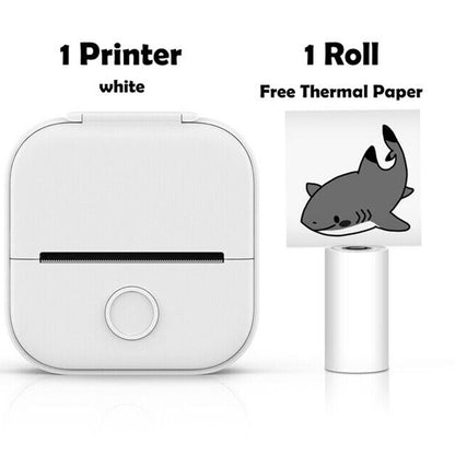 Portable Mini Thermal Label Printer Bluetooth Wireless Compatible Mini Label Printer