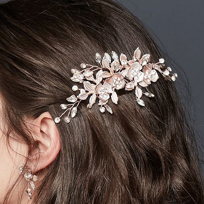 Bridal Hair Accessories Crystal Headdress – Floral Bridal Hair Comb, Vintage Wedding Hairpiece, Bride Hair Clip, Wedding Headpiece, Boho Hair Vine https://sammyskfootball.com