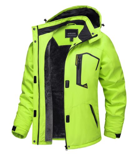 Women's Waterproof Ski Snow Jacket Winter Warm Fleece Lined Mountain Hiking Coat