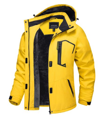 Women's Waterproof Ski Snow Jacket Winter Warm Fleece Lined Mountain Hiking Coat