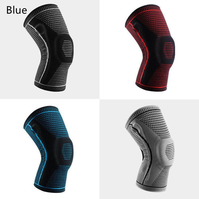 Knee Pad Support with Silicone Spring Stabilizer – Sports Patella Protector