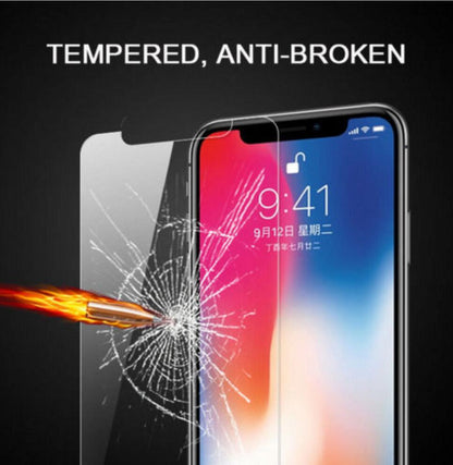 Tempered Glass Screen Protector Compatible with Apple, For Iphone12 11 Xs Max 7 8 6 