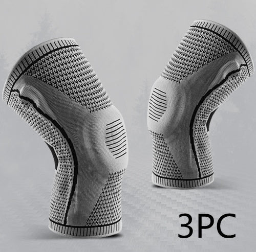 Knee Pad Support with Silicone Spring Stabilizer – Sports Patella Protector