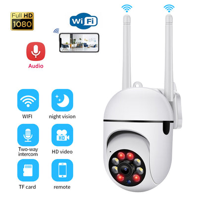 Best HD WIFI Monitoring Camera – 355-Degree Intercom, Remote Night Vision, Wireless, Mobile App Control sammyskfootball