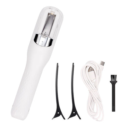 White Automatic Hair Split End Trimmer for Damage Hair Repair