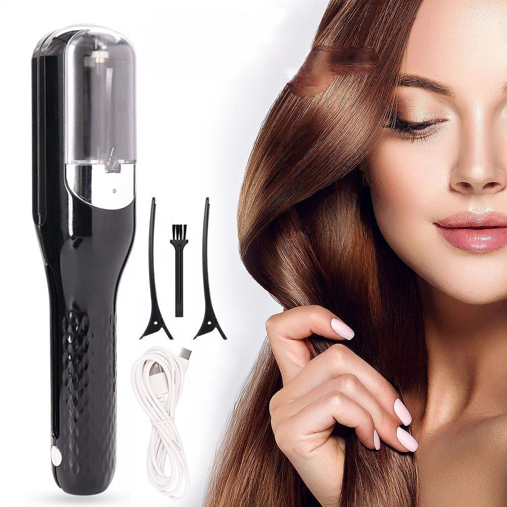 healthy hair after Automatic Hair Split End Trimmer for Damage Hair Repair