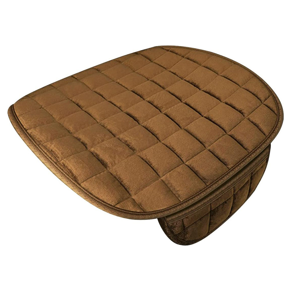 Brown Color Auto Front Seat Winter-Proof Cover for Comfort and Protection
