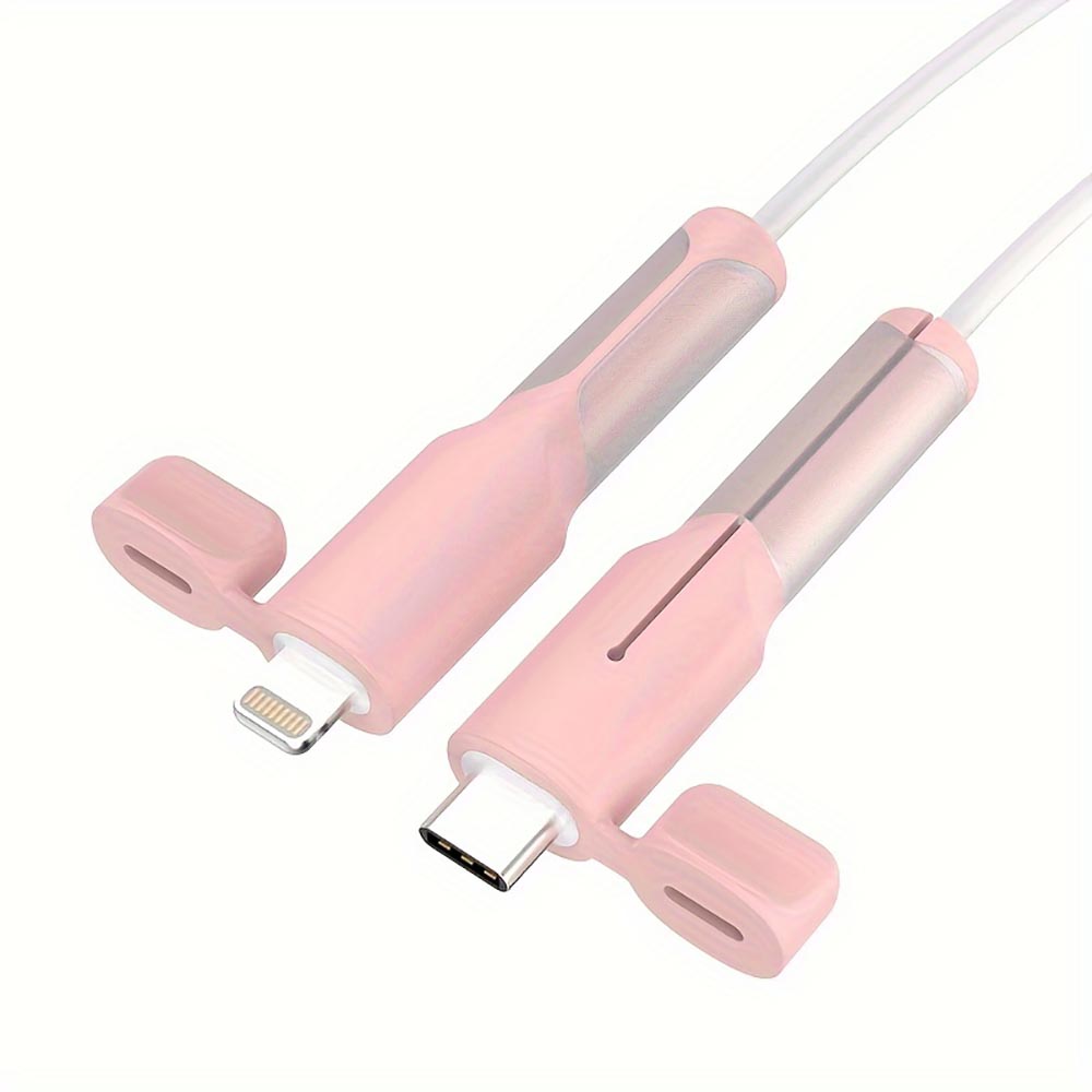 Silicone Anti-break Charging Cable Protective Cover With Dust Cap_25