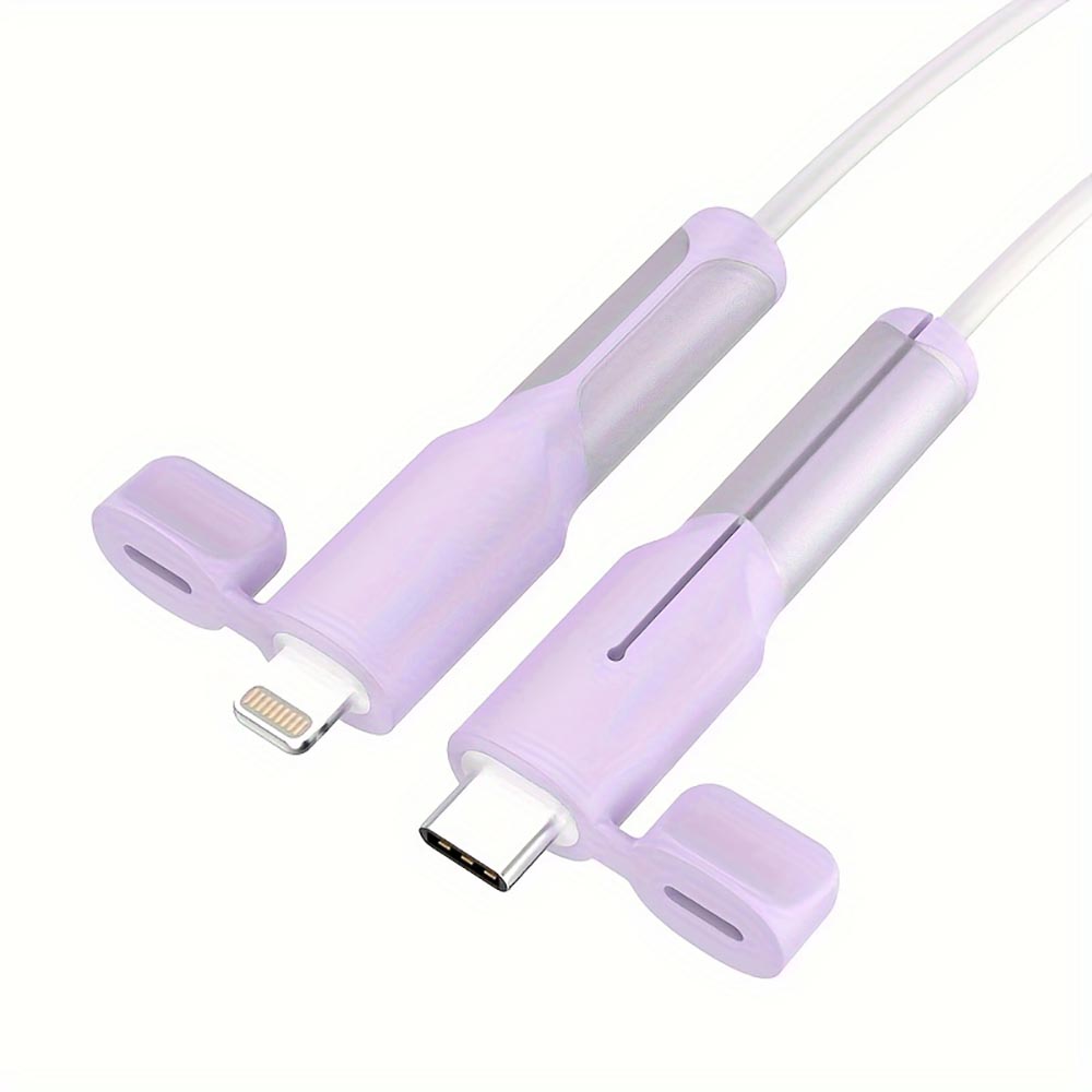 Silicone Anti-break Charging Cable Protective Cover With Dust Cap_32