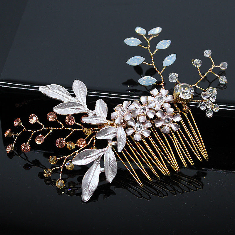 Bridal Hair Accessories Crystal Headdress – Floral Bridal Hair Comb, Vintage Wedding Hairpiece, Bride Hair Clip, Wedding Headpiece, Boho Hair Vine https://sammyskfootball.com
