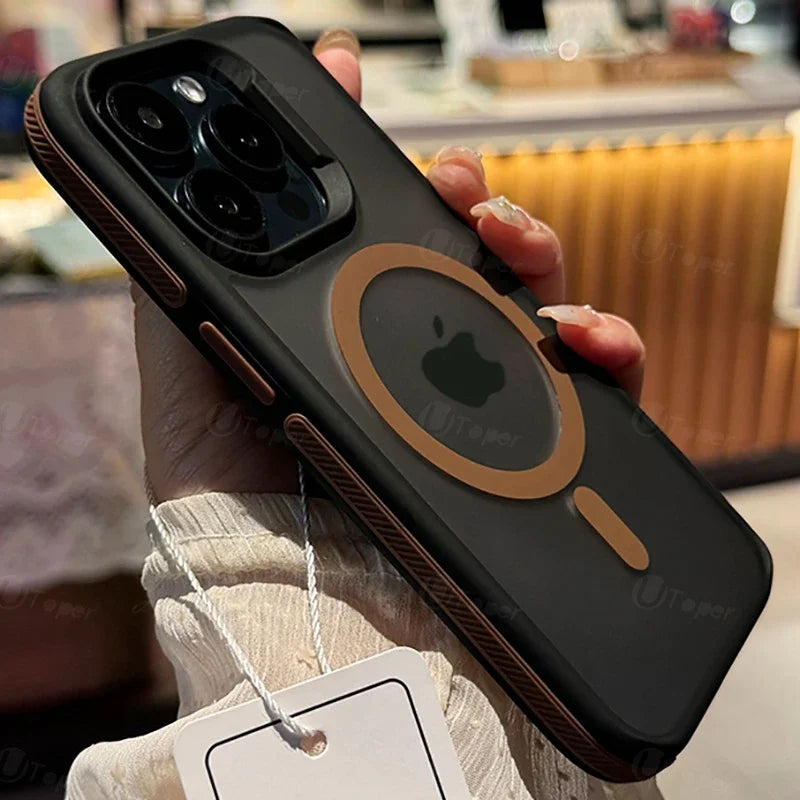 New Bicolor Matte Frosted Magnetic Phone Case For iPhone 17 Air 16 15 14 Plus 13 12 11 Pro Max Shockproof Bumper Hard Cover https://sammyskfootball.com