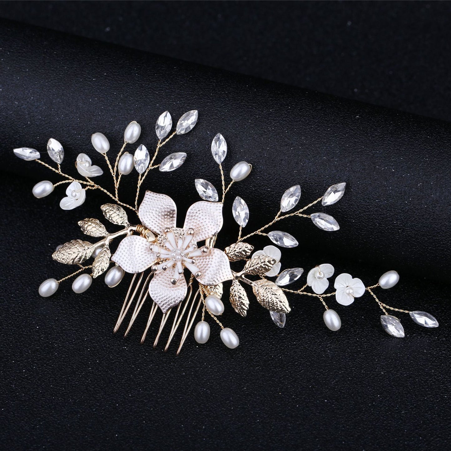 Bridal Hair Accessories Crystal Headdress – Floral Bridal Hair Comb, Vintage Wedding Hairpiece, Bride Hair Clip, Wedding Headpiece, Boho Hair Vine https://sammyskfootball.com