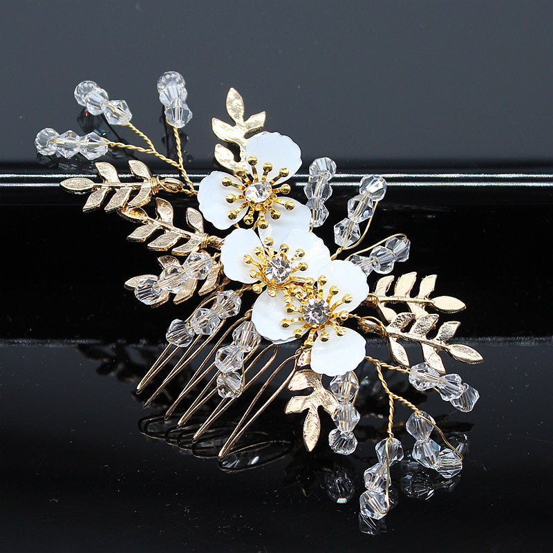 Bridal Hair Accessories Crystal Headdress – Floral Bridal Hair Comb, Vintage Wedding Hairpiece, Bride Hair Clip, Wedding Headpiece, Boho Hair Vine https://sammyskfootball.com