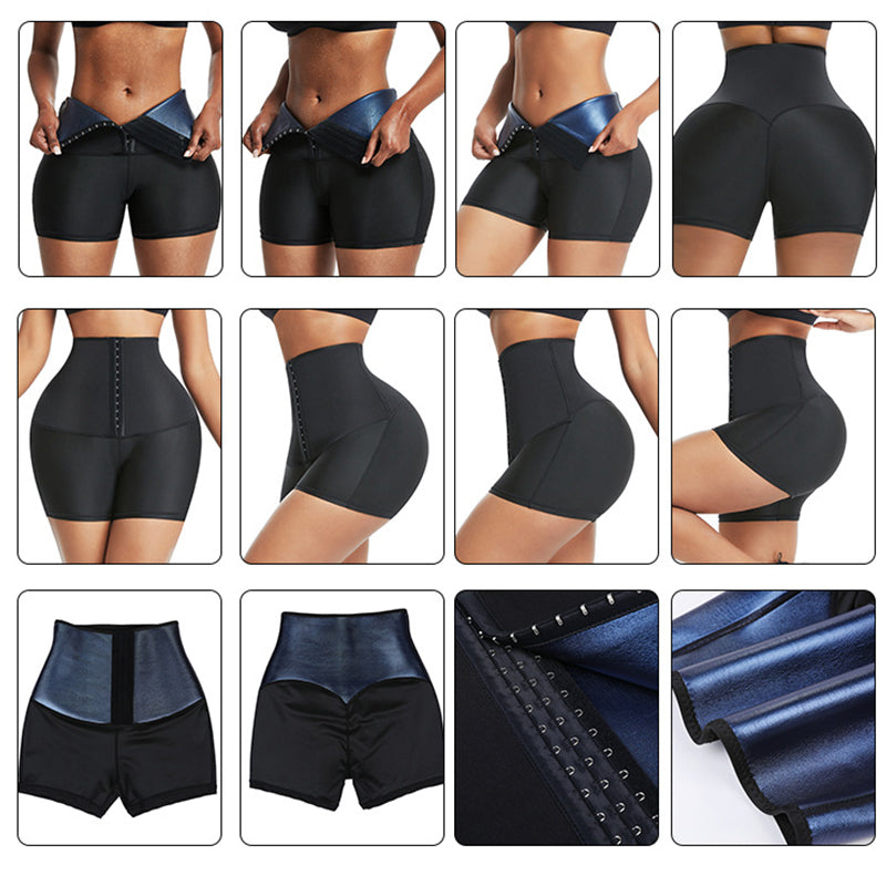 Thermo Sauna Shapewear Leggings – Slimming Waist Trainer Workout Pants