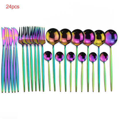 Luxury Cutlery Set 24 Pcs for Wedding Party Birthday Housewarming Event https://sammyskfootball.com