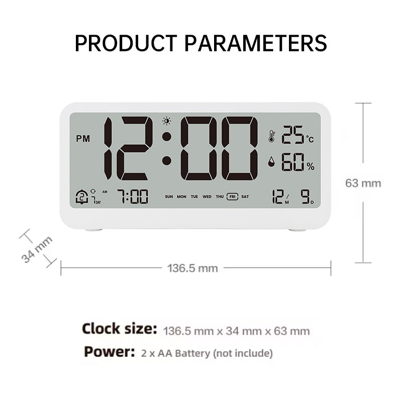 Multifunctional Digital Clock with Voice Talking LED Projection