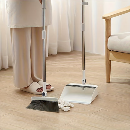 temu.com Multi-Surface Rotatable Broom and Dustpan Set