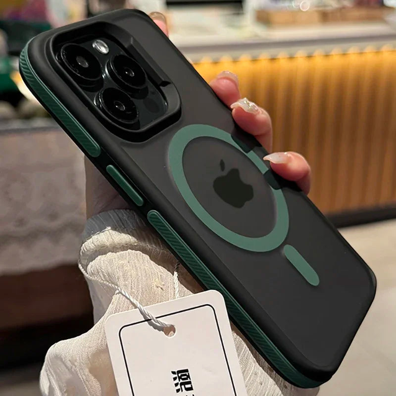 New Bicolor Matte Frosted Magnetic Phone Case For iPhone 17 Air 16 15 14 Plus 13 12 11 Pro Max Shockproof Bumper Hard Cover https://sammyskfootball.com