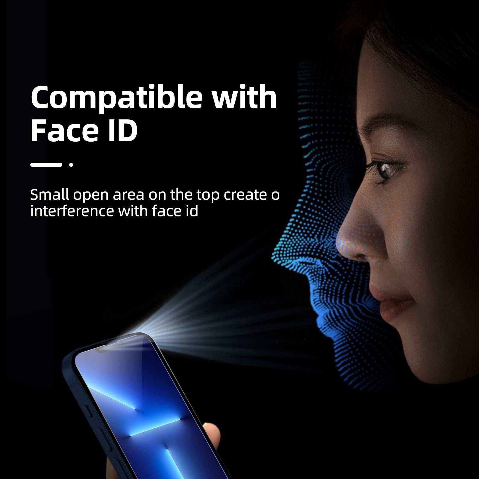 iphone screen protector compatible with face id