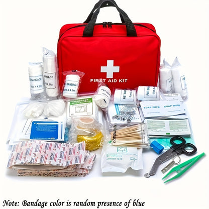 27 & 173 Piece First Aid Kits: Portable Medical Kits for Hiking, Camping & Home