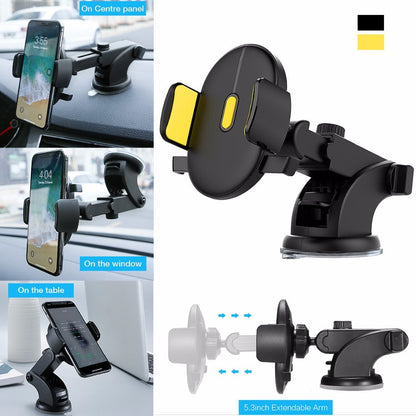 Car Phone Holder Long Rod Telescopic Car Dashboard Suction Cup Type https://sammyskfootball.com