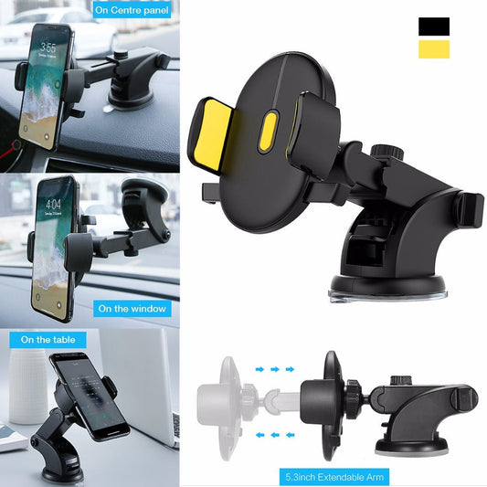 Car Phone Holder Long Rod Telescopic Car Dashboard Suction Cup Type https://sammyskfootball.com