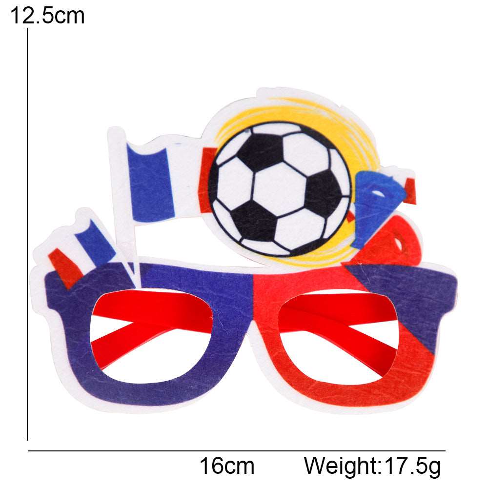 Qatar World Cup Glasses Decorative Photo Props