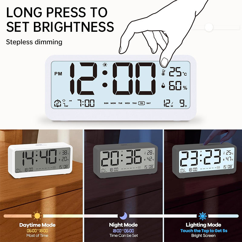 Multifunctional Digital Clock with Voice Talking LED Projection