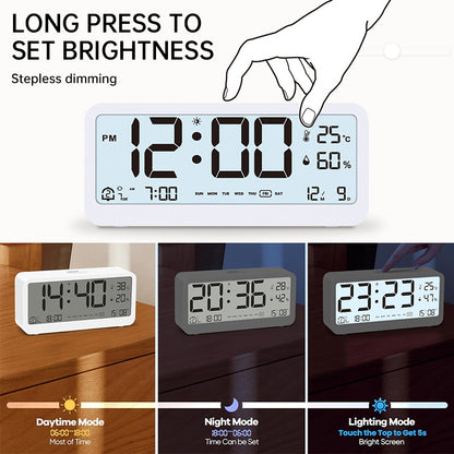 Multifunctional Digital Clock with Voice Talking LED Projection