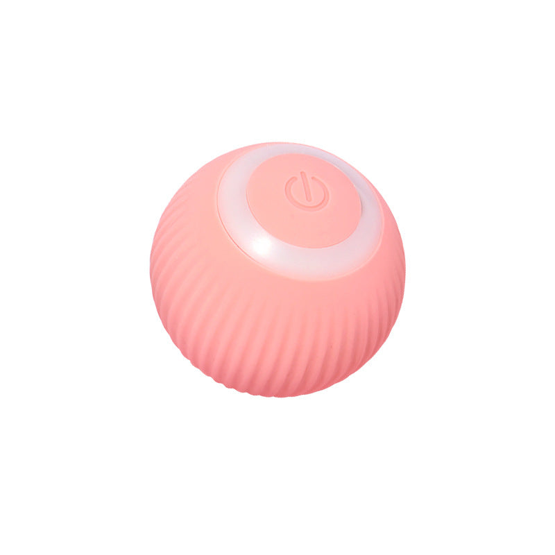 Pink Color Cat Smart Automatic Rolling Ball Gravity Intelligent Pet Toy from https://sammyskfootball.com/ - Interactive toy for cats that automatically rolls and changes direction, providing hours of entertainment. Helps stimulate your cat's natural instincts and keeps them engaged.