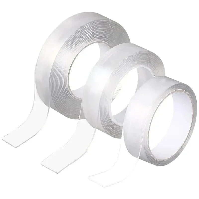 Nano Tape 1/2/3/5M Double-Sided Adhesive Traceless Waterproof for Kitchen Bathroom Christmas Decor