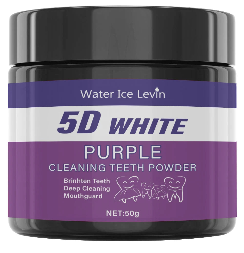 Purple Teeth Cleaning Powder - No Sulfuric Acid, Deep Cleansing and Polishing, Whitens Teeth Within 5 Days, Portable Daily Use and Travel https://sammyskfootball.com