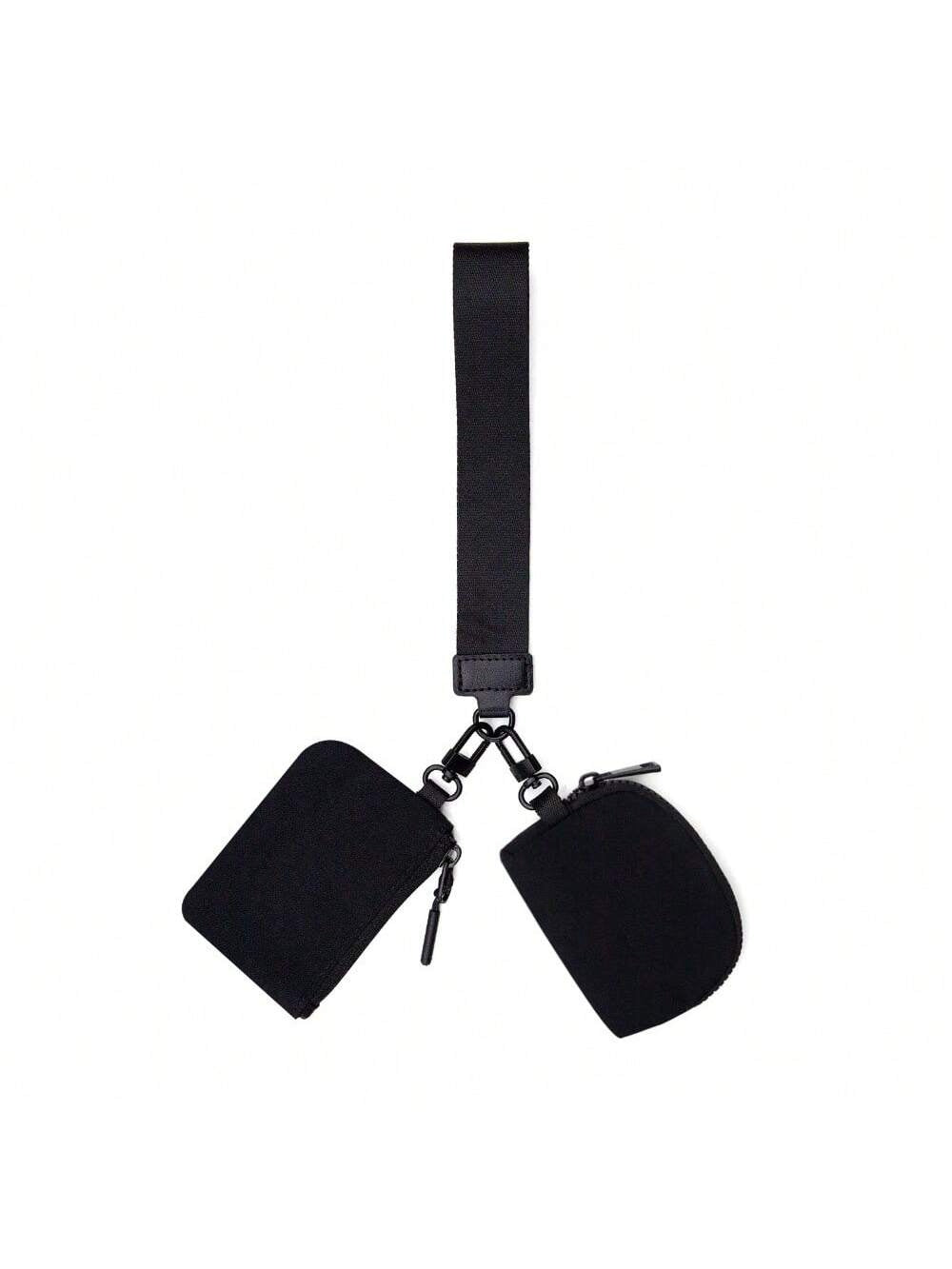 Keychain Wallet Wristlet Wallets For Women Men Mini Zip Dual Pouch Wristlet https://sammyskfootball.com