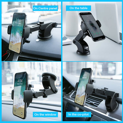 Car Phone Holder Long Rod Telescopic Car Dashboard Suction Cup Type https://sammyskfootball.com