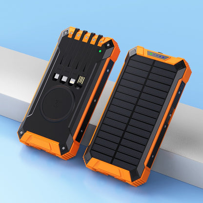 Wireless Solar Power Bank 20000mAh Portable Charger