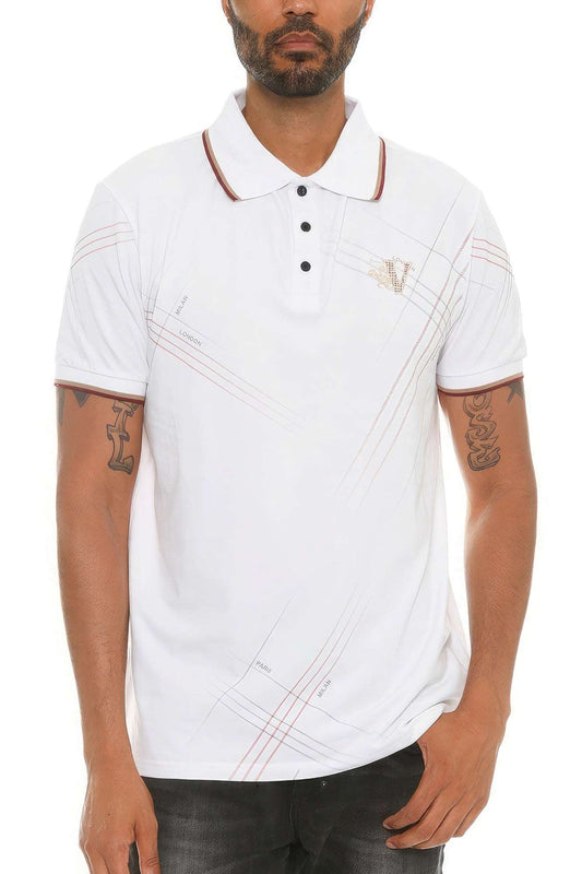 Men's Version Couture Polo Button Down Shirt: Elevate Your Style with Italian Fashion Excellence